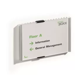   Információs tábla, 210x148,5 mm, DURABLE "INFO SIGN", ezüst