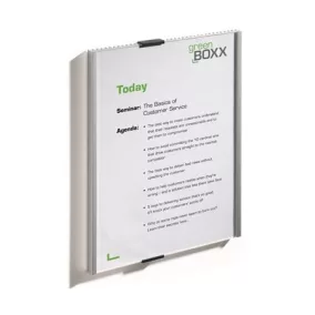   Információs tábla, 210x297 mm, DURABLE "INFO SIGN", ezüst