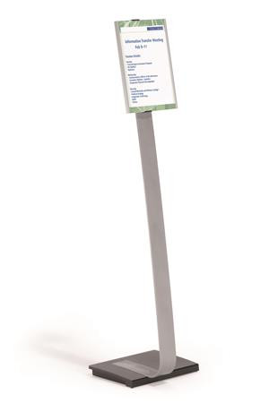 Padlóállvány, A4, DURABLE "INFO SIGN", ezüst