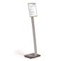 Padlóállvány, A4, DURABLE "INFO SIGN", ezüst