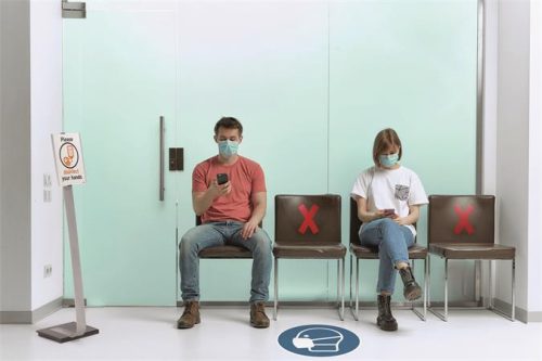 Padlóállvány, A4, DURABLE "INFO SIGN", ezüst