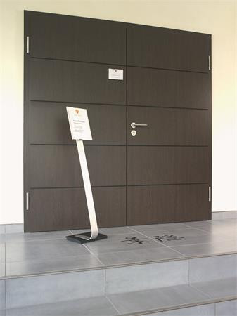 Padlóállvány, A4, DURABLE "INFO SIGN", ezüst