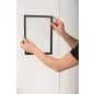   Infokeret, A4, elektrosztatikus, DURABLE "DURAFRAME® SUN", fekete