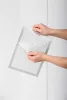 Infokeret, A4, elektrosztatikus, DURABLE "DURAFRAME® SUN", fekete
