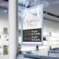   Infokeret, A4, elektrosztatikus, DURABLE "DURAFRAME® SUN", ezüst