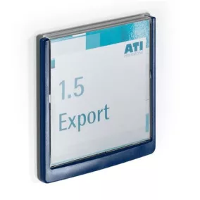   Információs tábla, 149x148,5 mm, DURABLE "CLICK SIGN", kék