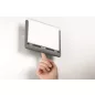   Információs tábla, 149x148,5 mm, DURABLE "CLICK SIGN", szürke