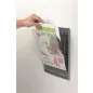   Információs tábla, 210x297 mm, DURABLE „CLICK SIGN”, kék
