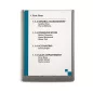   Információs tábla, 210x297 mm, DURABLE „CLICK SIGN”, szürke