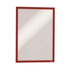   Infokeret, A3, mágneses, DURABLE "DURAFRAME® MAGNETIC", piros
