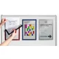   Infokeret, A4, mágneses, DURABLE "DURAFRAME® MAGNETIC", piros