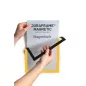   Infokeret, A4, mágneses, DURABLE "DURAFRAME® MAGNETIC", sárga
