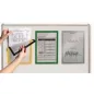   Infokeret, A4, mágneses, DURABLE "DURAFRAME® MAGNETIC", zöld