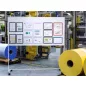   Infokeret, A4, mágneses, DURABLE "DURAFRAME® MAGNETIC", narancs