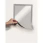   Infokeret, A4, mágneses, DURABLE "DURAFRAME® MAGNETIC", ezüst