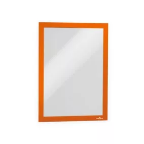   Infokeret, A4, öntapadó háttal, DURABLE "DURAFRAME®", narancs