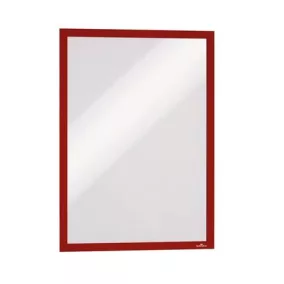   Infokeret, A3, öntapadó háttal, DURABLE "DURAFRAME®", piros