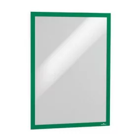   Infokeret, A3, öntapadó háttal, DURABLE "DURAFRAME®", zöld