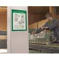   Infokeret, A4, öntapadó háttal, DURABLE "DURAFRAME®", zöld