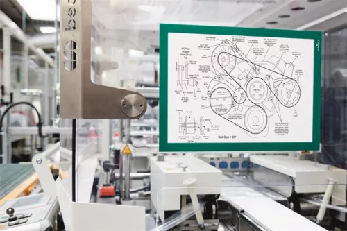 Infokeret, A4, öntapadó háttal, DURABLE "DURAFRAME®", zöld