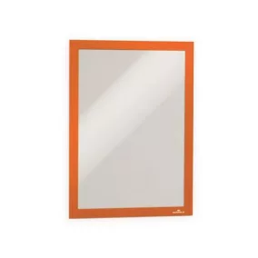   Infokeret, A4, öntapadó háttal, DURABLE "DURAFRAME®", narancssárga