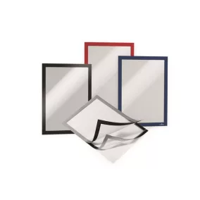   Infokeret, A4, öntapadó háttal, DURABLE "DURAFRAME", piros