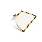  Infokeret, A4, mágneses, DURABLE "DURAFRAME® MAGNETIC SECURITY", sárga-fekete