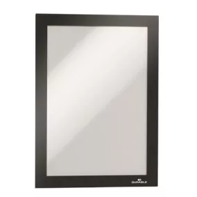   Infokeret, A5, mágneses, DURABLE "DURAFRAME MAGNETIC", fekete