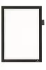 Infokeret, A4, öntapadó, jegyzetelhető, DURABLE DURAFRAME® "NOTE", fekete