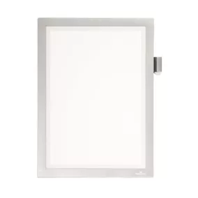   Infokeret, A4, öntapadó, jegyzetelhető, DURABLE DURAFRAME® "NOTE", ezüst