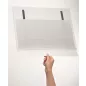 Információs tasak, vízálló, mágneses, A3, DURABLE