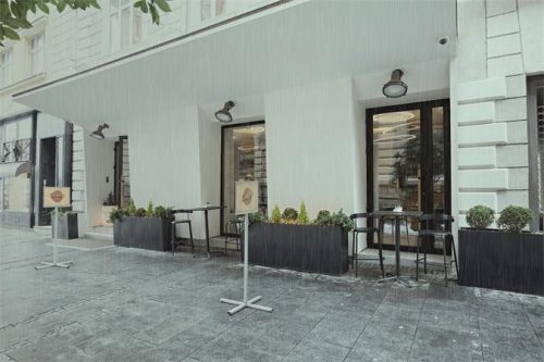 Padlóállvány, kültéri, A3, DURABLE "INFO STAND", antracit-szürke