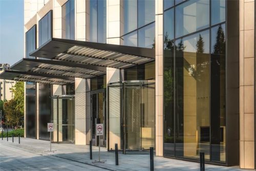 Padlóállvány, kültéri, A3, DURABLE "INFO STAND", antracit-szürke