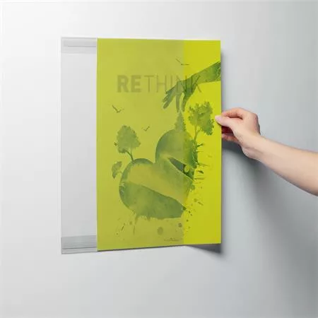 Infokeret, A3, öntapadó háttal, DURABLE "rPET", áttetsző