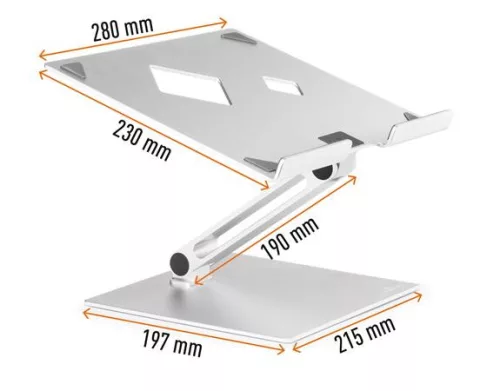 Laptop állvány, DURABLE "Rise"