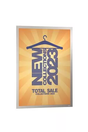 Infokeret, A2, DURABLE "DURAFRAME POSTER", ezüst