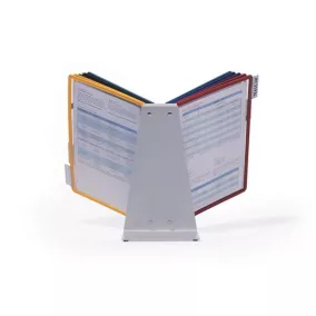   Bemutatótábla tartó, asztali, 10 db bemutatótáblával, DURABLE "VARIO® 10", vegyes szín