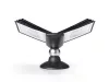 Bemutatótábla tartó, asztali, 10 db bemutatótáblával, DURABLE, "Motion", fekete