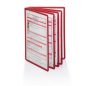 Bemutatótábla, A4, DURABLE "SHERPA®", piros