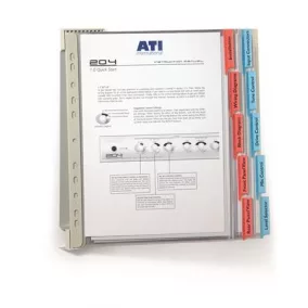   Bemutatótábla tartó, fali, 10 db bemutatótáblával, DURABLE "FUNCTION WALL 10", vegyes szín