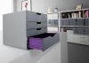 Irattároló, műanyag, 4 fiókos, 1 zárható fiókkal, DURABLE "VARICOLOR® SAFE"