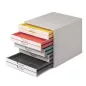   Irattároló, műanyag, 10 fiókos, DURABLE "VARICOLOR® 10", fehér
