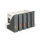  Iratpapucs készlet, műanyag, 73 mm, DURABLE "VARICOLOR®", vegyes