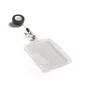   Azonosítókártya-tartó, kihúzható, akril, zárt, DURABLE