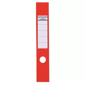   Gerinccímke, iratrendezőhöz, öntapadó, 60x390 mm, DURABLE "ORDOFIX®", piros