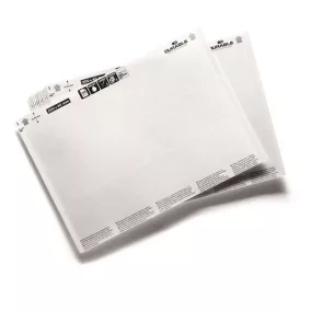 Betétlap, 200x37 mm, DURABLE, fehér