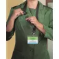   Nyakbaakasztó, karabinerrel, DURABLE "ECO", fekete