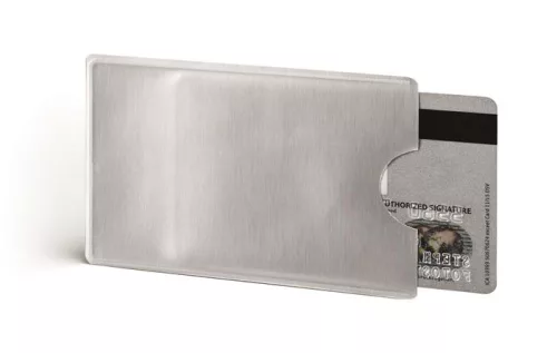 Bankkártyatartó, 1 db-os, RFID védelemmel, DURABLE, áttetsző