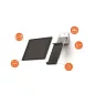 Tablet tartó, fali, DURABLE "WALL PRO"