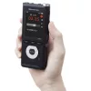 Diktafon, digitális, 2GB memória, OM SYSTEM "DS-2700", fekete